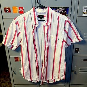 PacSun Obey Button Up Dress Shirt Medium